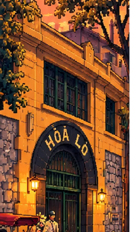 Di tích Nhà tù Hỏa Lò — Pixel Art