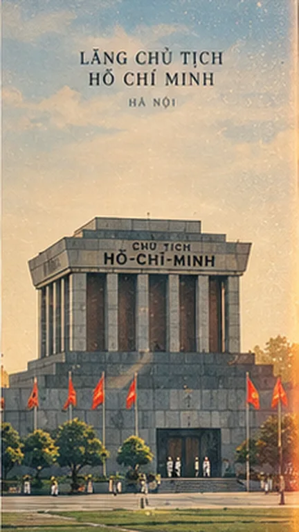Lăng Chủ tịch Hồ Chí Minh — Vintage Retro 80s–90s